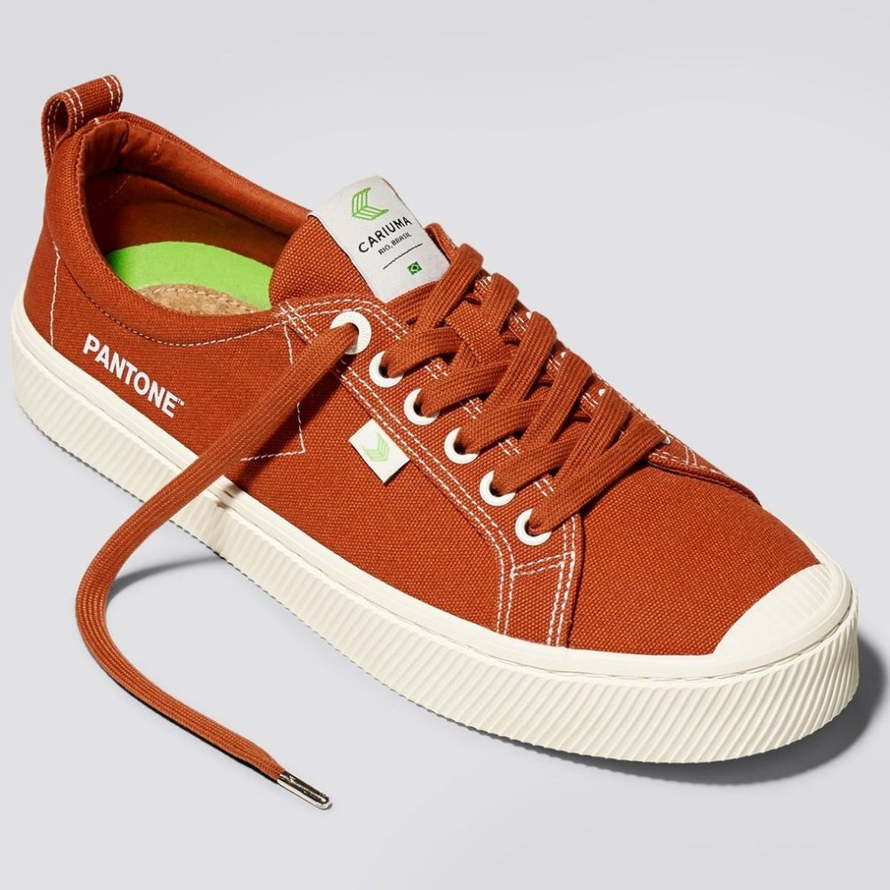 Cariuma Pantone Blueprint Canvas Low Sneakers
